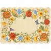 8x10 Yellow Area Rug, Machine Washable Non-Slip Low Pile Floral Carpet, Stain-Resistant No-Shedding Easy-Clean Rug for Living Room, Bedroom, Dining - 3 of 4