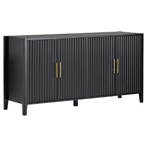 Dexmalle Elegant Sideboard Storage Cabinet,Dining Room/Kitchen,Black - 1 of 4