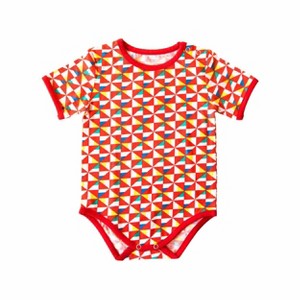 Ola! Otter Half Sleeves Bodysuit - Pinwheel Parade - 1 of 4