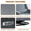 Home Imports Emporium Power Recliner Glider with USB Ports - 2 of 4