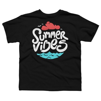 Boy's Design By Humans Ocean Summer Vibes By sebiondbh T-Shirt