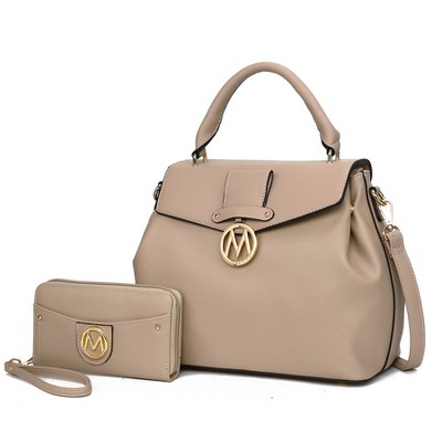 MKF Collection Aurora Women's Satchel bag with Wallet by Mia k