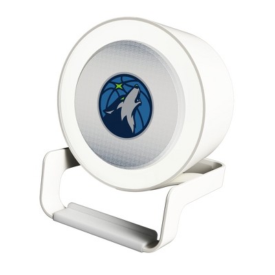 Keyscaper Minnesota Timberwolves Linen Night Light Charger and Bluetooth Speaker