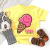 The Juniper Shop SmileyWorld Cool Summer Ice Cream Pink Toddler Short Sleeve Tee - 3 of 4