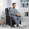 Tangkula PU Leather Gaming Recliner Chair Single Massage Lounge Sofa with Lumbar Cushion - 3 of 4