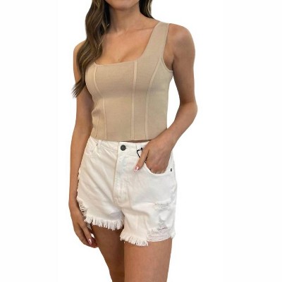 Women's Exposed Seam Tank Top - umgee