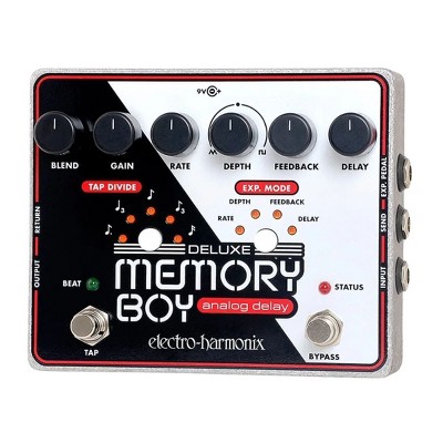 Electro-Harmonix Deluxe Memory Boy Analog Delay Pedal with Tap Tempo