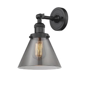 Cone - 1 Light Wall Sconce In Industrial Style-10.5 Inches Tall and 8 Inches Wide - 1 of 1