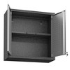 ORRD 30" Floating Garage Cabinet, Gray Wall-Mounted Storage with 2 Doors, Adjustable Shelf & Lock, Diamond Texture - 4 of 4