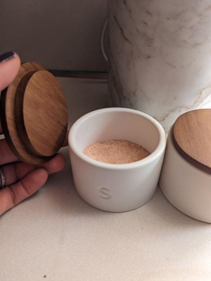 Ceramic Salt And Pepper Grinder Set Cream - Figmint™ : Target