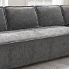 TIRAMISUBEST Minimalist 2 PC Free Combination Sectional Sofa, Wrinkle-Resistant Chenille Couch Set with No Leg - 3 of 4