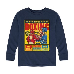 Boys' - Rock 'Em Sock 'Em Robots - Live Boxing Poster Long Sleeve Graphic T-Shirt - 1 of 4
