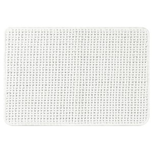 Unique Bargains Soft and Absorbent Non-Slip Chenille Bath Mat for Bathroom Floor - 1 of 4