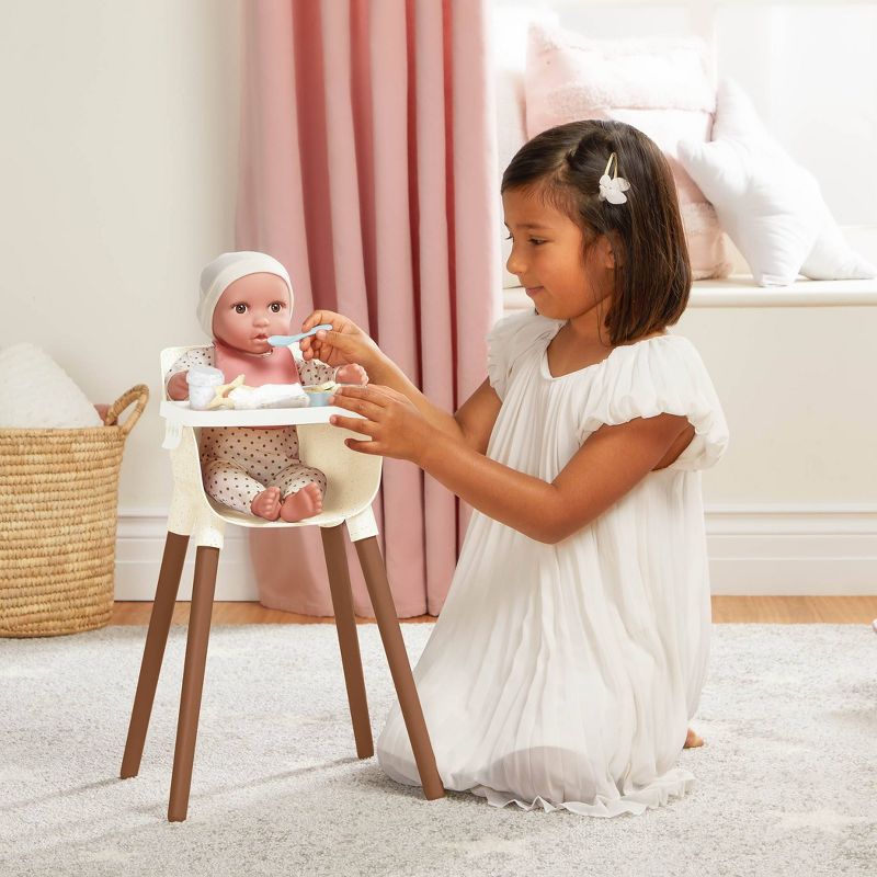 LullaBaby Doll High Chair And Feeding Set Accessories, 5 of 7