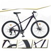 DSVIMOY Bicycles, 27.5 Inch Mountain Bike for Men Women Boys and Girls, 21-Speed Mountain Bike, Purple, 68.5"*27.1"*40.55" - 3 of 4