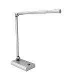 Hastings Home LED Contemporary Reading and Desk Lamp With 2 Adjustable Arms - White