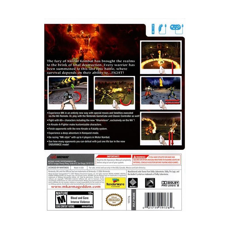 Mortal Kombat: Armageddon - Nintendo Wii, 2 of 6