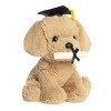 Aurora Small Grad Retriever Pup Graduation Commemorative Stuffed Animal Tan 8" - 2 of 4