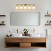 DAKAFUL Modern Bathroom Vanity Light, 4/5/6//8/10-Light Vanity Fixtures with Clear Glass Shade, Reversible Wall Sconces Over Mirror,for Bedroom - 3 of 4