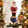 Old World Christmas 12.0 Inch Santa Tree Top Finial Kris Kringle Claus Tree Toppers - 3 of 3