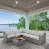 HAPPATIO 7 Piece Patio Conversation Set Wicker Outdoor Sectional Sofa, All-Weather Patio Furniture Set Combination Sofa. Patio sectional Set. - 2 of 4