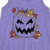 Girls' - Instant Message - Pumpkin Lawn Bag Graphic Sleeveless Aline Dress - 2 of 4