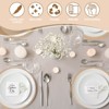 Unique Bargains Woven Braided Washable Decorative Round Placemat 4 Pcs - 3 of 4