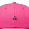 Dalix Lil Cherry Embroidered Cotton Summer Outdoor Baseball Cap Dad Hat Womens - 2 of 4