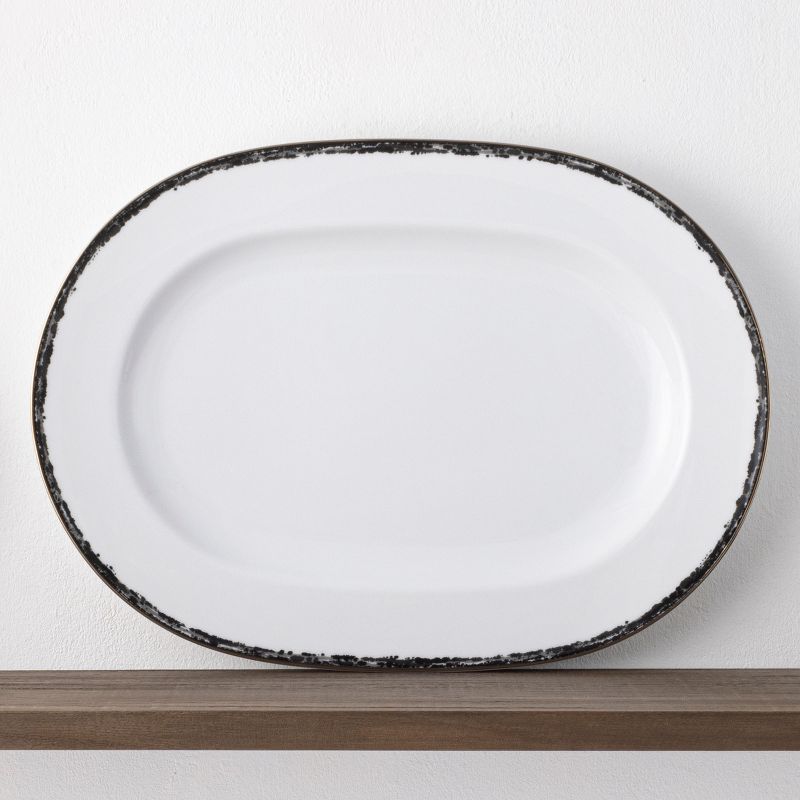 Noritake Rill Oval Large Serving Platter, 2 of 4