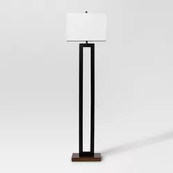 Weston Window Pane Floor Lamp Black - Project 62™