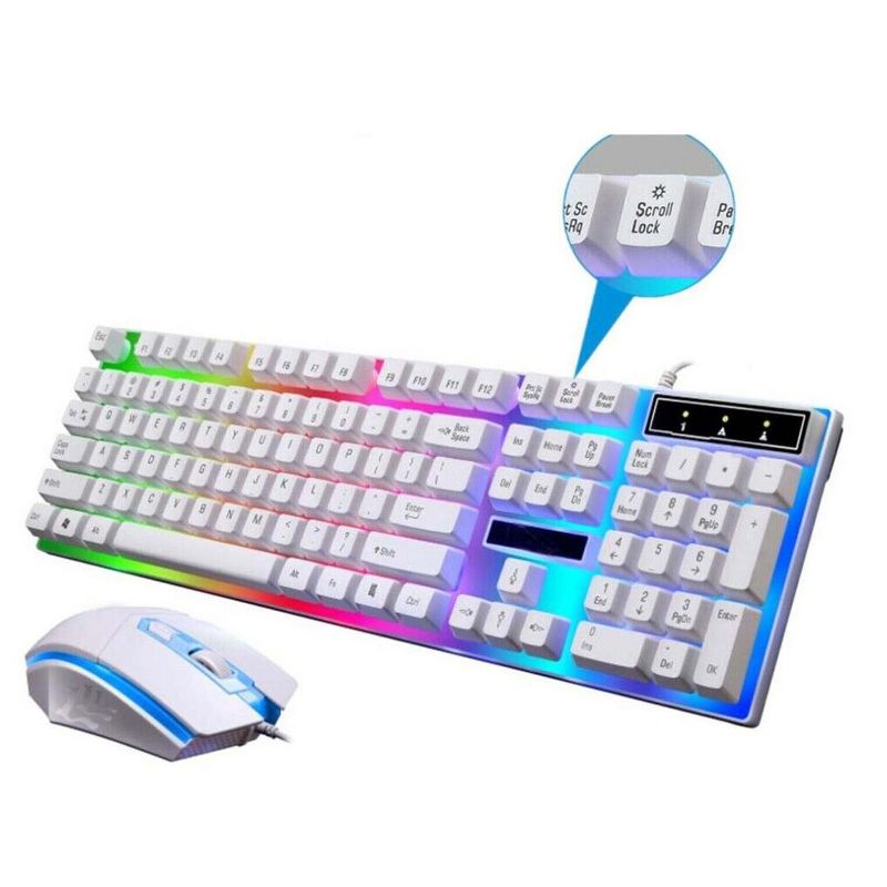SANOXY Rainbow Gaming Keyboard and Mouse Mechanical Feel Led Light Backlit, 4 of 5