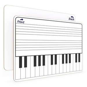 SCRIBBLEDO Keyboard Practice Dry Erase Board 11"x14" - 1 of 4