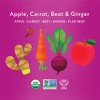 Once Upon a Farm Apple, Carrot, Beet & Ginger with Flax Seed Organic Baby Food Pouch - 3.2oz - 3 of 4