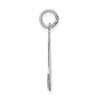 Black Bow Jewelry 14k White Gold, Jersey Collection, Medium Number 50 Pendant - 2 of 4