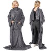 PAVILIA Fleece Wearable Blanket with Sleeves, Warm Cozy Soft Functional Lightweight Sleeved Throw Adults Men Women - 3 of 4