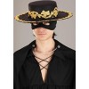 HalloweenCostumes.com Zorro Deluxe Costume for Adults - Shirt, Pants, Belt, Boot Covers - Halloween Costume Set - 4 of 4