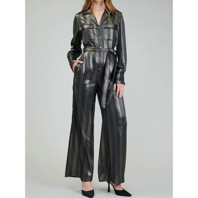 Women's Glimmer Striped Jumpsuit - current air