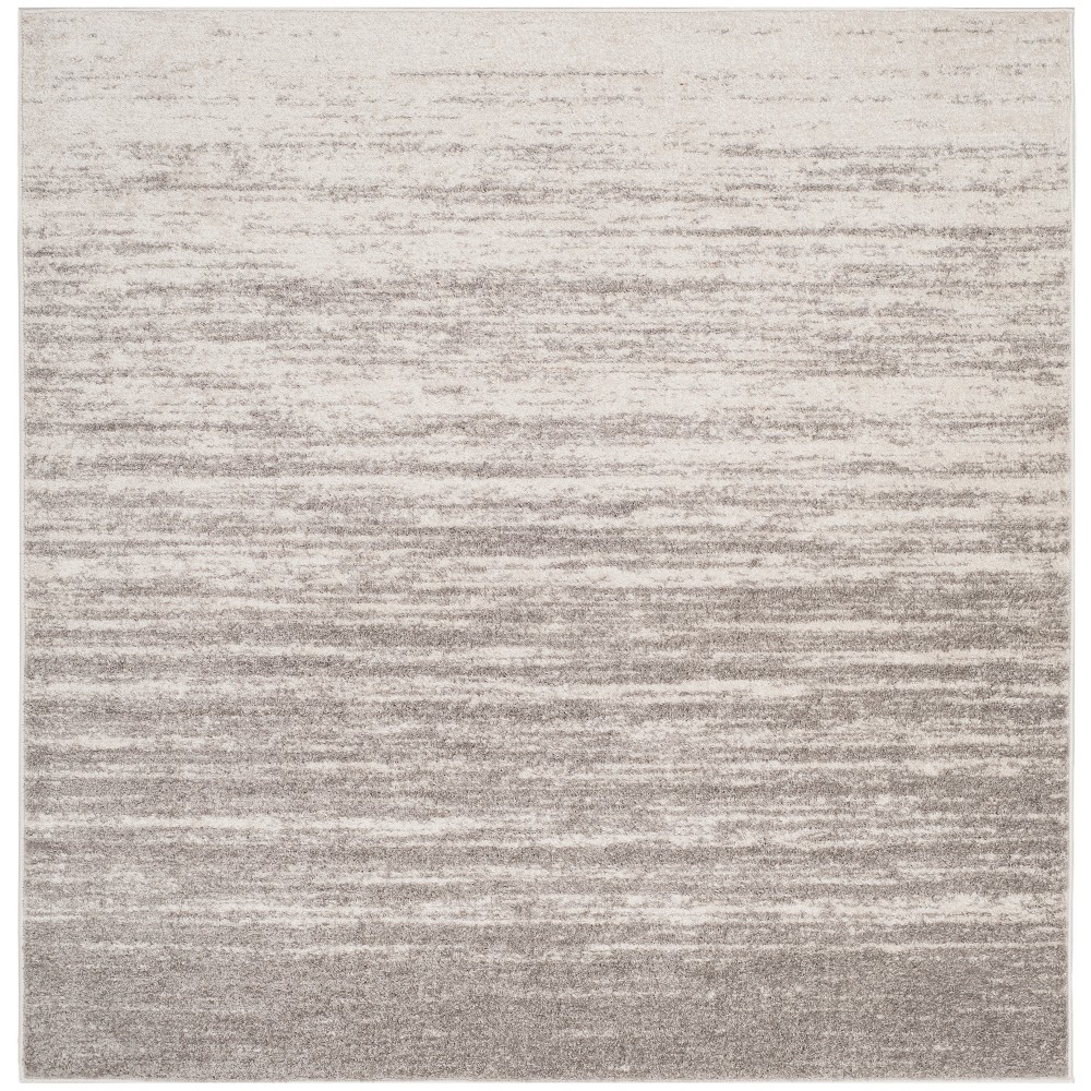 6'x6' Ombre Design Square Area Rug Light Gray - Safavieh