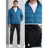 Lars Amadeus Men's Winter Lightweight Detachable Padded Hood Puffer Jackets - 4 of 4