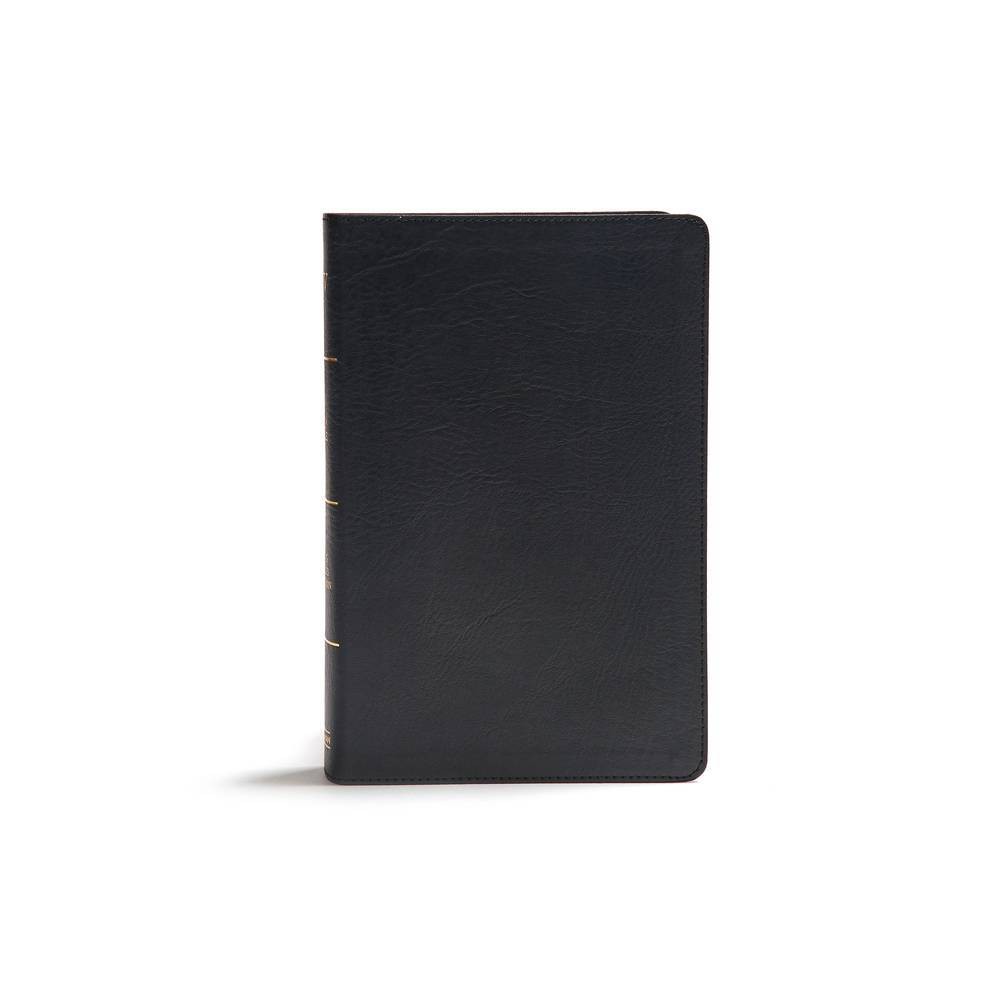 KJV Giant Print Reference Bible, Black Leathertouch - Large Print by Holman Bible Staff (Leather Bound)
