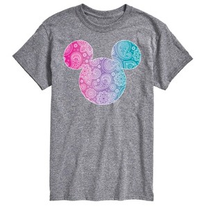 Men's - Disney - Mickey Bandana Pattern Short Sleeve Graphic T-Shirt - 1 of 4