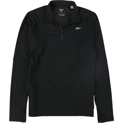 Reebok Mens High Neck Quarter Zip Henley Shirt
