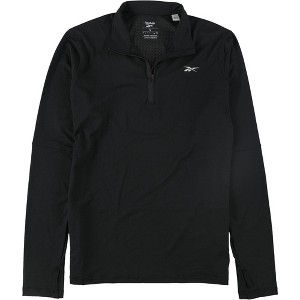 Reebok Mens High Neck Quarter Zip Henley Shirt - 1 of 2