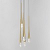 ET2 Lighting Pierce 5 - Light Pendant in  Gold - 2 of 4