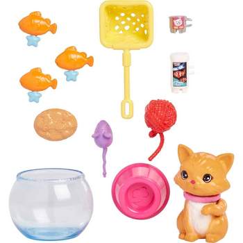 Barbie Pet and Accessories Set with Head-Nodding Puppy and 10+ Storytelling  pc