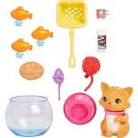 Barbie Pet and Accessories Set Kitten with Motion and 10 Plus pc