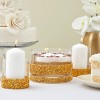 Bright Creations 7 Rolls Crystal Rhinestone Adhesive Strips for Crafts, Decor, Gifts (4 Sizes, Gold) - image 2 of 4