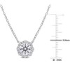 EVERLY JEWELRY | Sterling Silver 1 1/2 CT DEW Created Moissanite  Necklace With Chain - 3 of 4