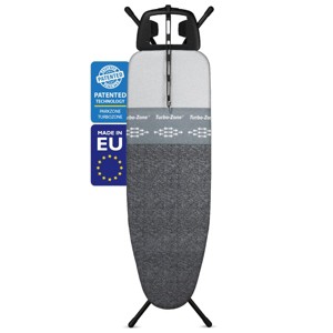 Bartnelli Heavy Duty Ironing Board 48x15, Turbo & Park Zone, Denim Gray - 1 of 4