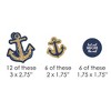 Big Dot of Happiness Last Sail Before the Veil - DIY Shaped Nautical Bridal Shower and Bachelorette Party Cut-Outs - 24 Count - 2 of 4